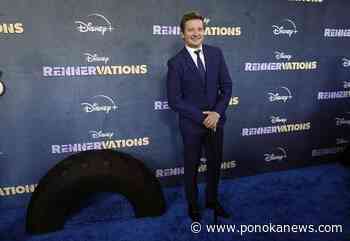 Jeremy Renner attends premiere, months after snowplow crush