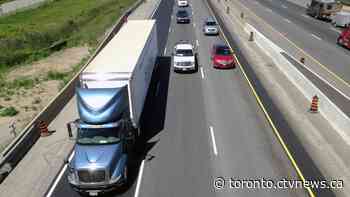OPP investigating 'sudden death' of delivery truck driver on Highway 401