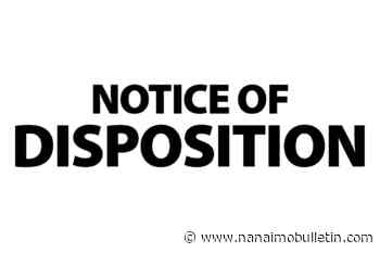 NOTICE OF DISPOSITION