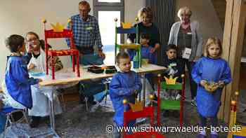 Kunstprojekt in Haiterbach: Ein königlicher Thronstuhl für jedes Kind