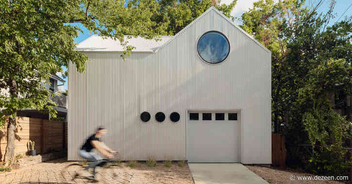 North Arrow Studio creates metal ADU in Austin to resemble a birdhouse