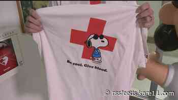 Give blood, get popular Snoopy shirt