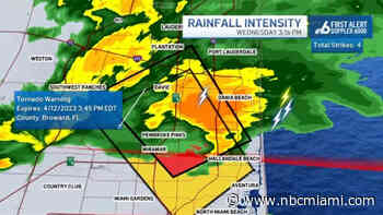 LIVE COVERAGE: Tornado, Flash Flood Warnings as Heavy Rain Hits South Florida