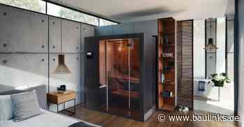 Die ausfahrbare, platzsparende KLAFS S1 Sauna in neuer Edition im eleganten Schwarz