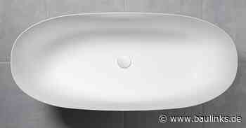 Freistehende Badewanne Milano aus Mineralwerkstoff von Repabad