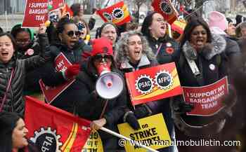 Members of public service union vote in favour of federal strike mandate