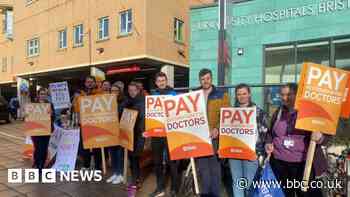 West junior doctors striking 'to get pay restored'