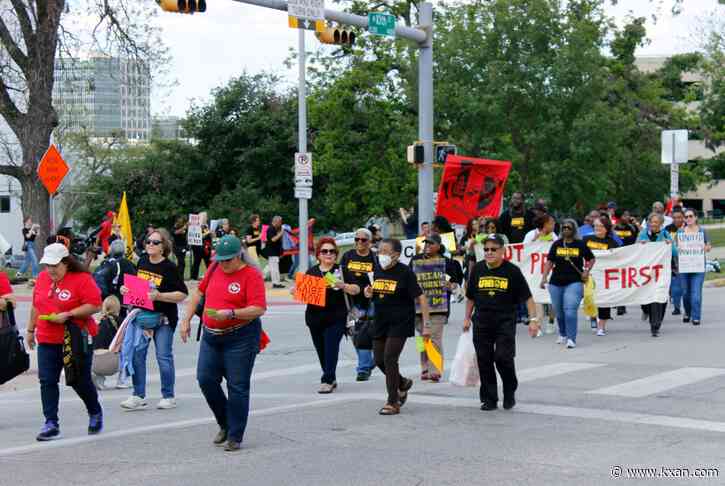 State employee union rallies for raises, cost-of-living adjustments