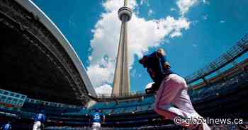 Rogers Centre roof open for Jays-Tigers game
