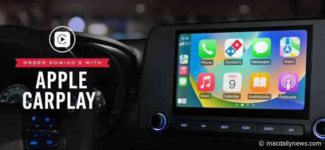 You can now order Domino’s pizza via Apple CarPlay