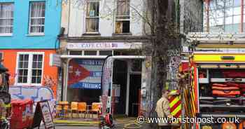 Road reopens following building fire near Bristol city centre