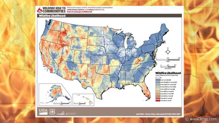 New Mexico more likely to experience wildfires than most other states, data shows