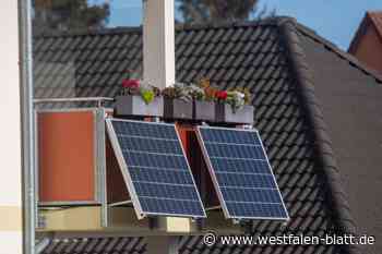Schlangen: Förderanträge für Balkonkraftwerke jetzt stellen
