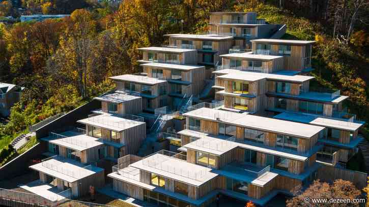 Dezeen Debate features "unsettling" staggered housing on Japanese hillside