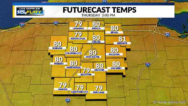 Record-tying warmth tomorrow