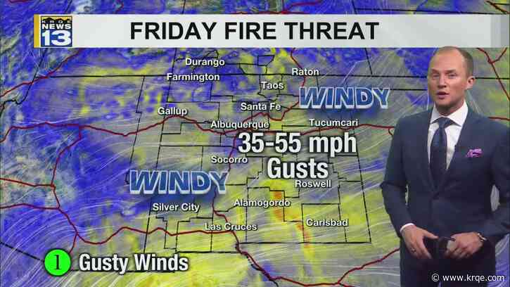 Windier and cooler weather Friday