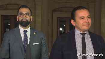 Manitoba cabinet minister Obby Khan accuses NDP Leader Wab Kinew of shoving, swearing at him