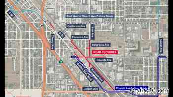 High Speed Rail construction to close southeast Fresno roads for more than 2 years