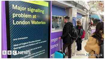 London Waterloo: Rail disruption to last until end of day