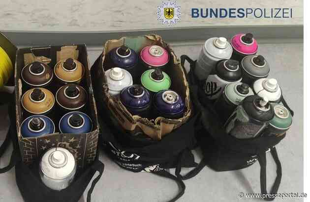 BPOL NRW: Drei Männer besprühen Zug: Bundespolizei ermittelt wegen Sachbeschädigung