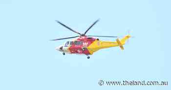 Man airlifted to hospital after being charged by bull