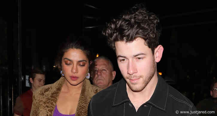 Nick Jonas & Priyanka Chopra Hold Hands After Dinner With His Brothers Joe & Kevin