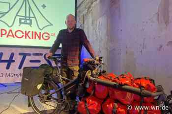 Gunnar Fehlau fährt mit dem Lastenrad durch die Republik