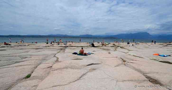 Extrem niedriger Wasserstand im Gardasee