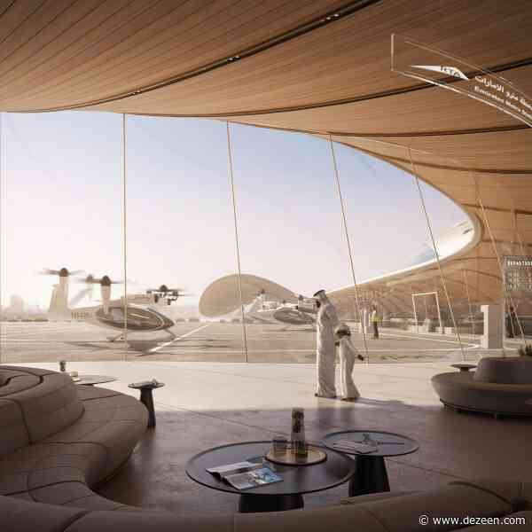Foster + Partners designs sweeping terminal for "air taxi services" in Dubai