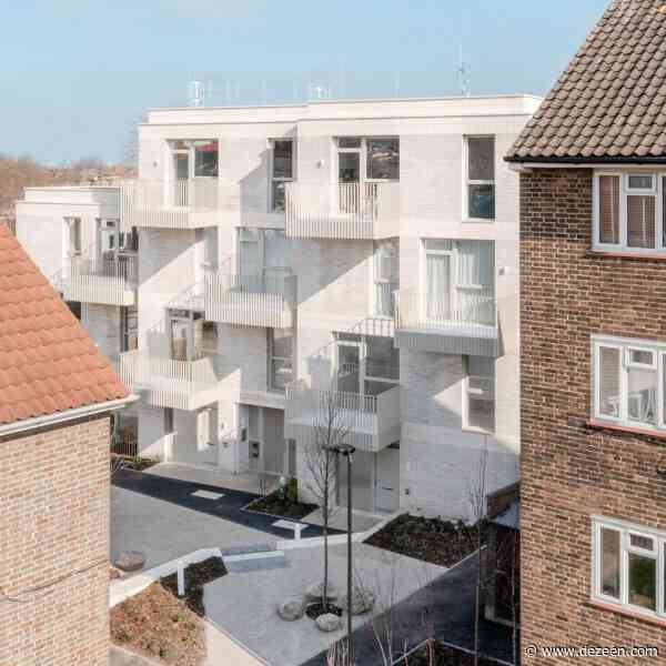 Archio creates white brick housing block for London Community Land Trust