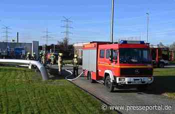 FW Pulheim: Brand in einer Pumpstation