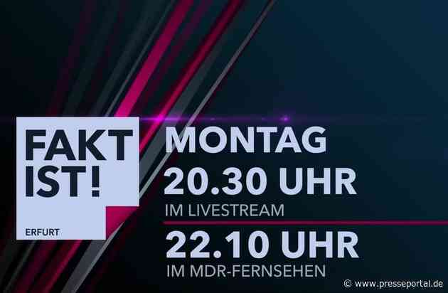 MDR-Talk „Fakt ist!“: „Politiker am Pranger – Vetternwirtschaft oder Bestenauslese?“