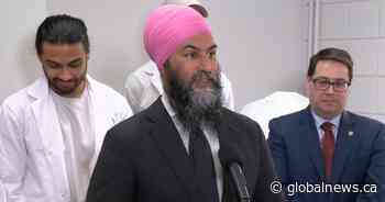 NDP Leader Jagmeet Singh talks dental care and housing in Saskatoon