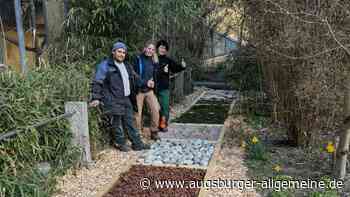 Im Ulmer Tiergarten gibt es jetzt einen Barfußpfad für Besucher