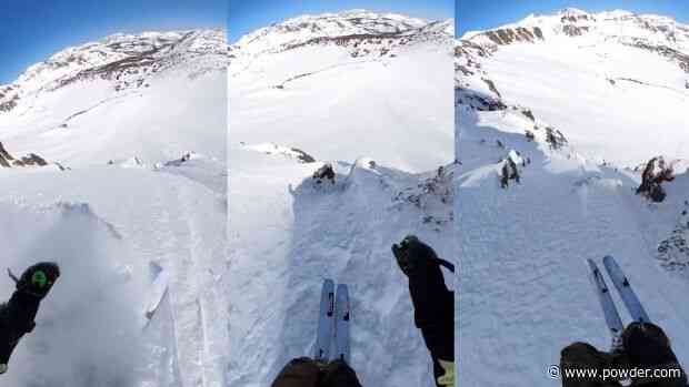WATCH: Josh Daiek Lives Dangerously On His Skis