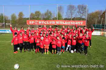 46 Kinder beim Fußballcamp des SCW Liemke