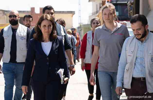 Türkei: Vizepräsidentin des Bundestages besucht Johanniter-Projekt in Hatay