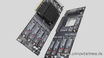 Apex Storage X21: Adapterkarte vereint 21 M.2-SSDs zu 168 TB und 100 GB/s (Update)