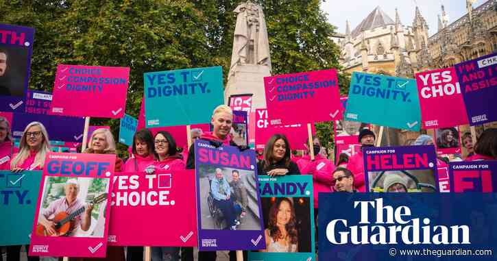 We need a choice in how life ends, but poor care must not be the driver | Letters