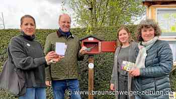 Neue Stempelstation am Gielder Storchennest