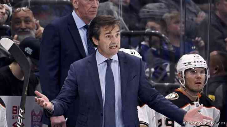 Dallas Eakins won’t return to Anaheim Ducks after 4 seasons
