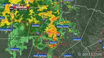 Chance of showers and isolated storms into Friday night