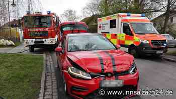 Frontalzusammenstoß zwischen zwei VW Golf: Zwei Verletzte in Schwindegg