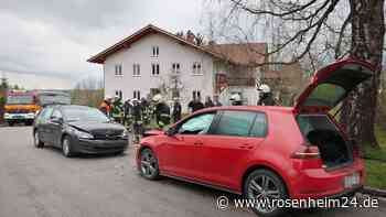 Frontalcrash zwischen zwei VWs in Schwindegg: Zwei Verletzte