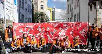 Lieferando-Fahrer streiken in Frankfurt