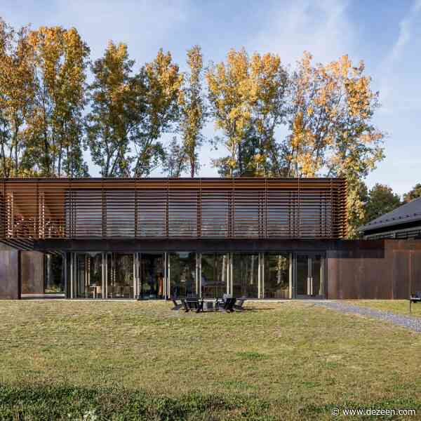Aron Himmelfarb extends Hudson Valley brewery with Corten steel tasting room