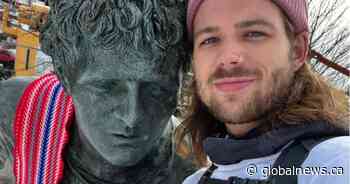 Manitoba man livestreams walk across Canada to raise money for cancer research