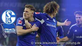 Big Points im Abstiegskampf: Schalke stößt Hertha auf Platz 18