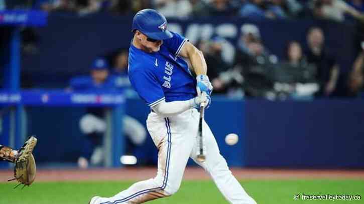 Jays third baseman Chapman returns to lineup after missing a game with viral illness