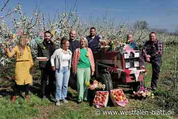 Obsthof Otte in Hiddenhausen feiert    Blütenfest